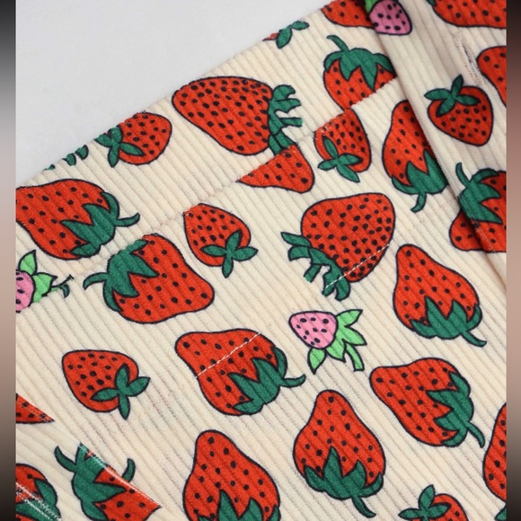 Cider Curve Strawberry Print Wide Leg Jumpsuit BNWT Size 4x - Picture 12 of 16